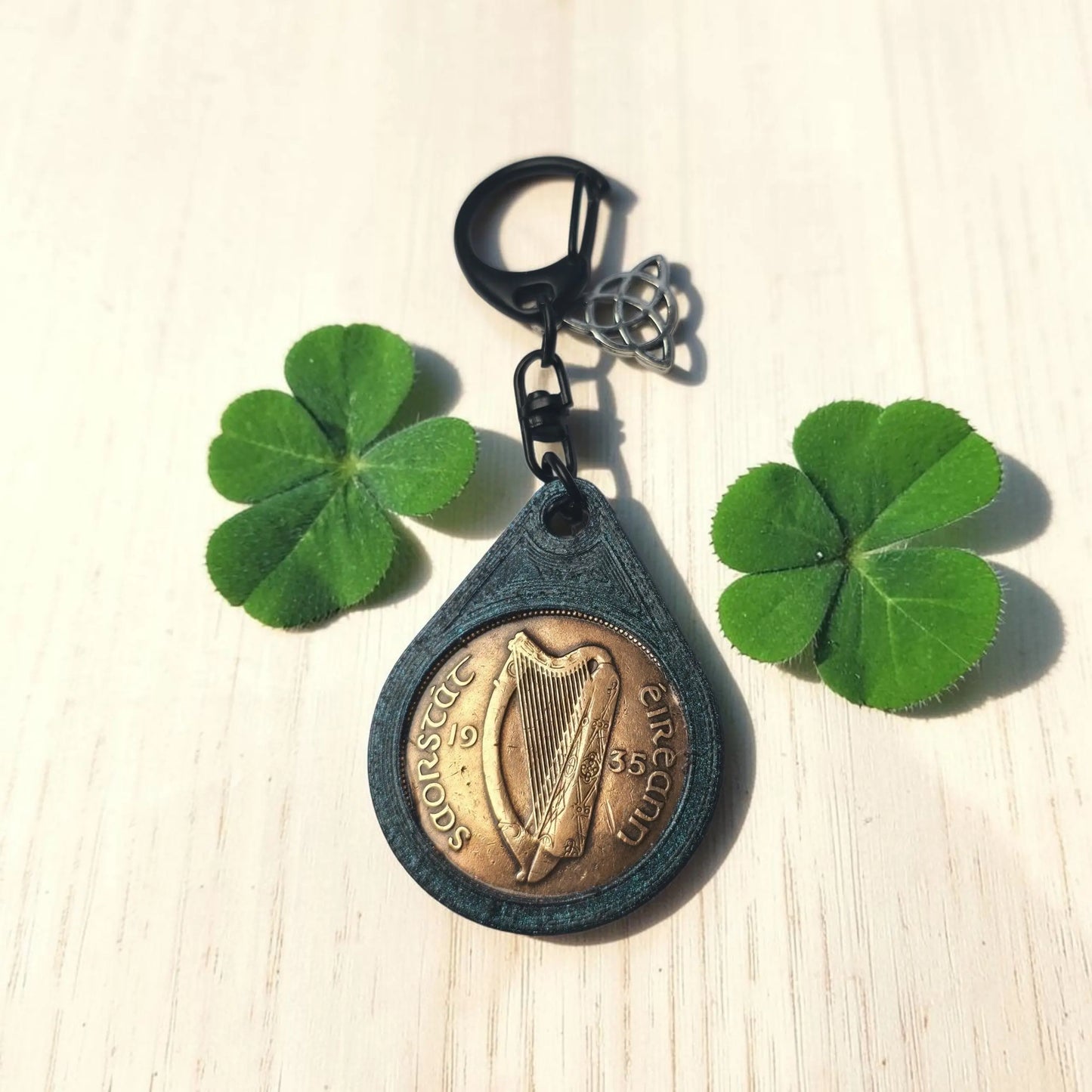 Irish Lucky Penny Keyring