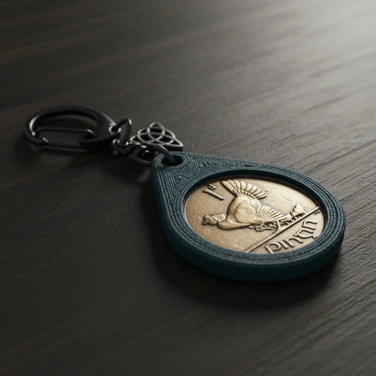 Irish Lucky Penny Keyring