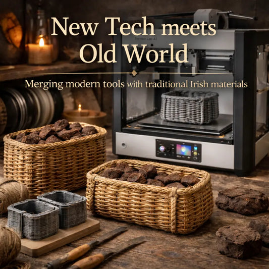 How 3D Printing Helps Us Create our Creel Baskets — Blending Modern Technology with Traditional Irish Materials Aureal Aromatics