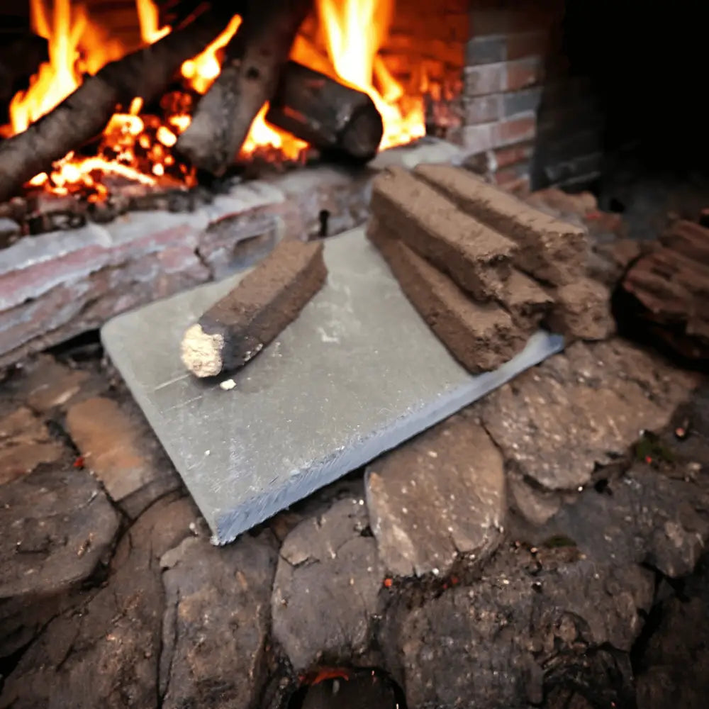Irish Turf incense Sticks on fireplace