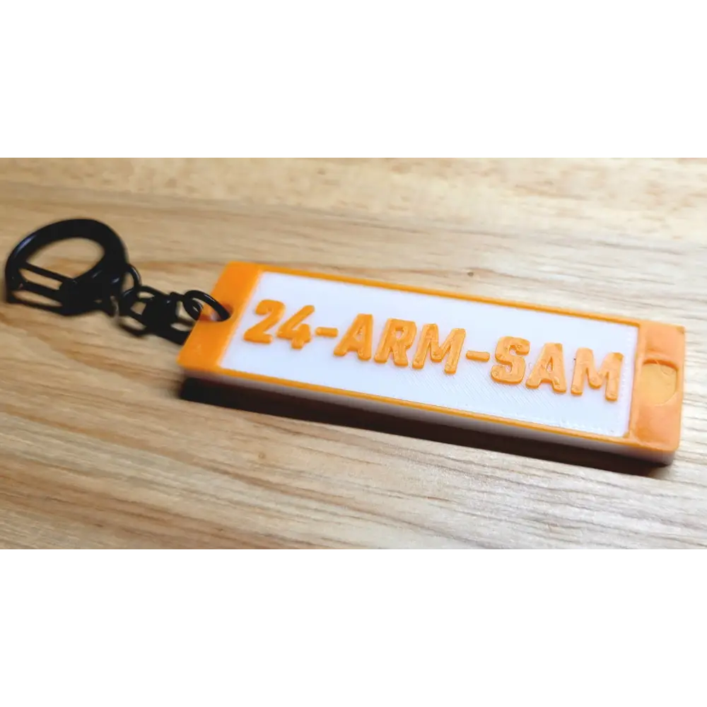Armagh GAA Commemorative keyring licence plate
